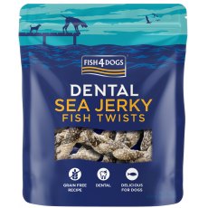 Fish4Dogs Dental Sea Jerky Fish Twists 100G Fish4Dogs Dental Sea Jerky Fish Twists 100G