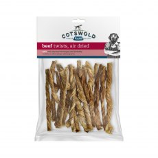 COTSWOLD Natural Dried Treat Beef twists 150g COTSWOLD Natural Dried Treat Beef twists 150g