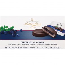 Anthon Berg Blueberry in Vodka Choc Cover Marzipan 220g Anthon Berg Blueberry in Vodka Choc Cover Marzipan 220g