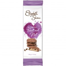 Elizabeth Shaw Milk Choc Fruit&Nut Biscuits 140g Elizabeth Shaw Milk Choc Fruit&Nut Biscuits 140g