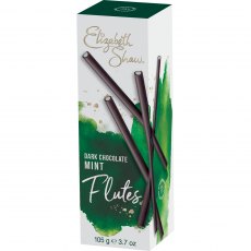 Elizabeth Shaw Dark Chocolate Mint Flutes 105g Elizabeth Shaw Dark Chocolate Mint Flutes 105g