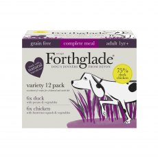 FORTHGLADE Complete Grain Free Duo-pack Duck / Chicken (12 packs x 395g) FORTHGLADE Complete Grain Free Duo-pack Duck / Chicken (12 packs x 395g)