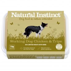 NATURAL INSTINCTS WORKING DOG Chicken & Tripe 1kg NATURAL INSTINCTS WORKING DOG Chicken & Tripe 1kg