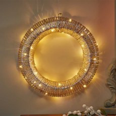 Champagne Braid Wreath - 40cm Champagne Braid Wreath - 40cm