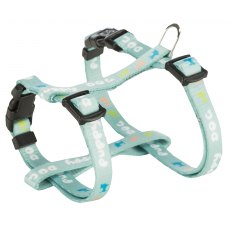 TRIXIE Junior puppy harness with leash, 23–34 cm/8 mm, 2.00 m, mint TRIXIE Junior puppy harness with leash, 23–34 cm/8 mm, 2.00 m, mint