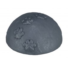 TRIXIE Memorial Stone dome with paws, ø 15 × 8 cm, grey TRIXIE Memorial Stone dome with paws, ø 15 × 8 cm, grey