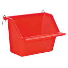 TRIXIE Hanging bowl with wire holder, plastic 200 ml/11 × 9 cm, Assorted Colours TRIXIE Hanging bowl with wire holder, plastic 200 ml/11 × 9 cm, Assorted Colours