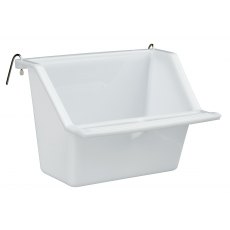 TRIXIE Hanging bowl with wire holder, plastic 200 ml/11 × 9 cm, Assorted Colours TRIXIE Hanging bowl with wire holder, plastic 200 ml/11 × 9 cm, Assorted Colours