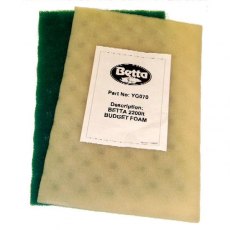BETTA 2200L Budget Foam (2pk 1 xwhite, 1 xgreen) BETTA 2200L Budget Foam (2pk 1 xwhite, 1 xgreen)