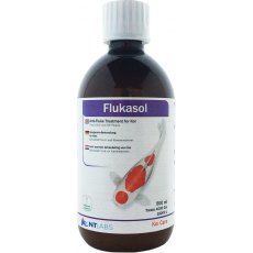 Koi Care Flukasol 500ml Treats 4000 gall Koi Care Flukasol 500ml Treats 4000 gall