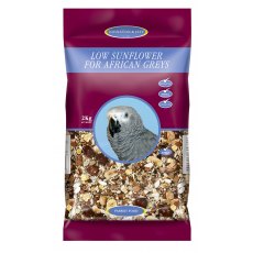 JOHNSTON & JEFF Low Sunflower for African Greys 2kg JOHNSTON & JEFF Low Sunflower for African Greys 2kg