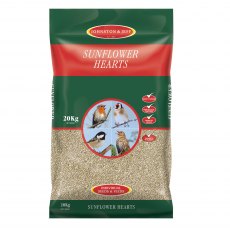 JOHNSTON & JEFF Sunflower Hearts 20kg JOHNSTON & JEFF Sunflower Hearts 20kg