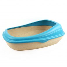 BECO Recycled Bamboo Litter Tray - Blue BECO Recycled Bamboo Litter Tray - Blue