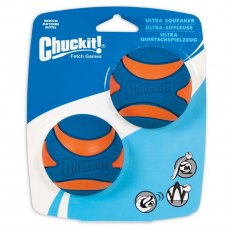 Chuckit! Ultra Squeaker Ball Medium (6.5cm) 2pk Chuckit! Ultra Squeaker Ball Medium (6.5cm) 2pk
