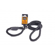 NYLON ROPE SLIP LEAD BLK 1.2X122CM NYLON ROPE SLIP LEAD BLK 1.2X122CM