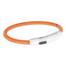 TRIXIE Flash light ring USB, XS–S: 35 cm/ø 7 mm, orange TRIXIE Flash light ring USB, XS–S: 35 cm/ø 7 mm, orange