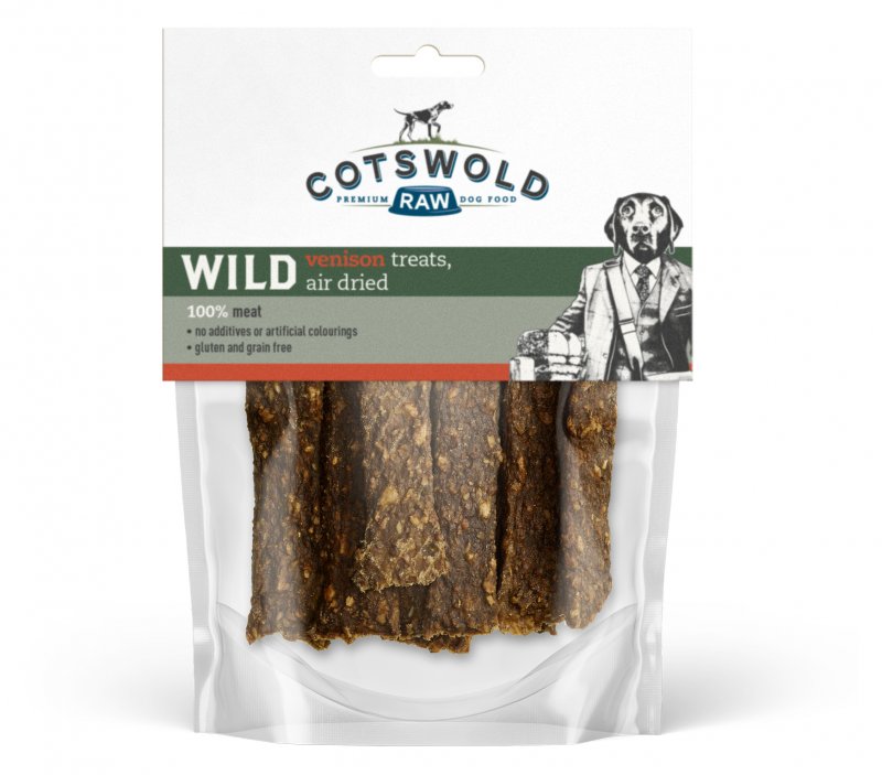 Cotswold Raw WILD Venison Treats Pouch E - 150mm wide Visual