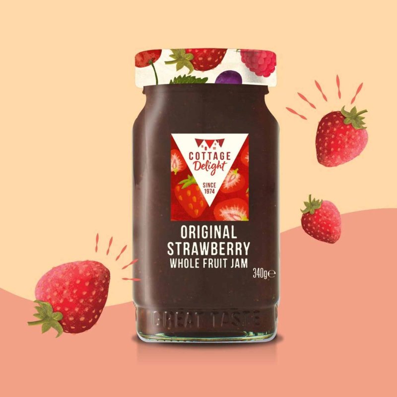 CD100165 Original Strawberry Whole Fruit Jam